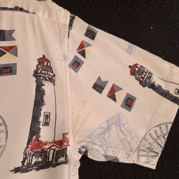 Boca Classics Mens Button Up Shirt Multi-Color Size Medium Cotton Blend - Picture 14 of 14